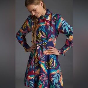 Farm Rio x Anthropologie - Toucan Print Mini w/Tie Waist - Size L